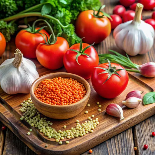 Zupa z Pieczonych Pomidorów i Czerwonej Soczewicy